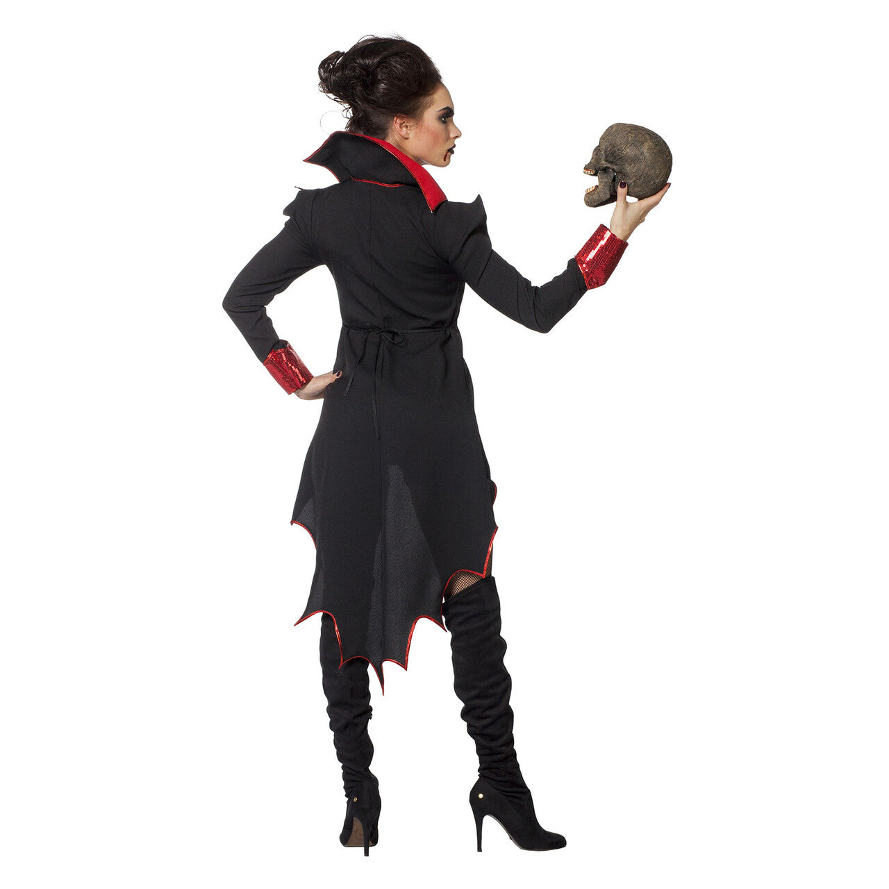 Op deze afbeelding zie je een Kostuums, van het merk Wilbers. Develish Lady On Fire Vrouw