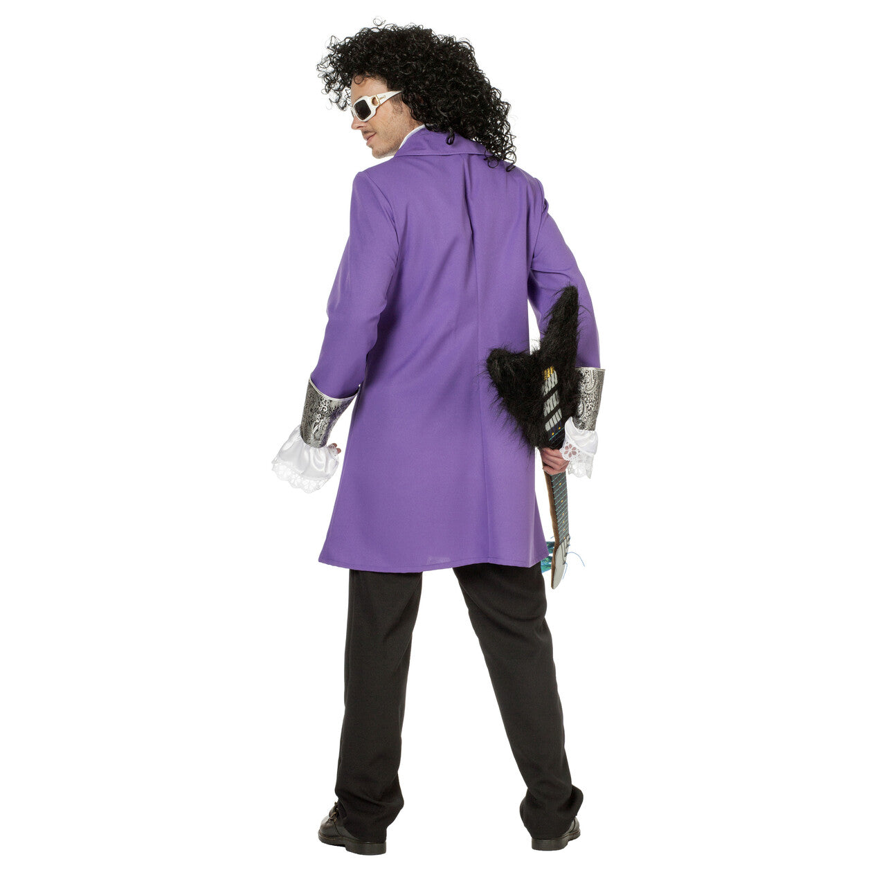 Op deze afbeelding zie je een Kostuums, van het merk Wilbers. Purple Rain Paarse Prins Popartiest Man