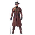 Dunkler Steampunk-Luxusmantel Herrenkostüm