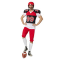 American Footballspieler Endzone Held Herrenkostüm