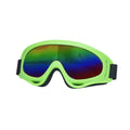 Neon Grüne Skibrille