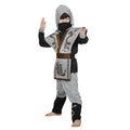 Ninja Dolle Dragon Grau Kostüm für Jungen