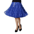 Petticoat Swing Luxus Blau