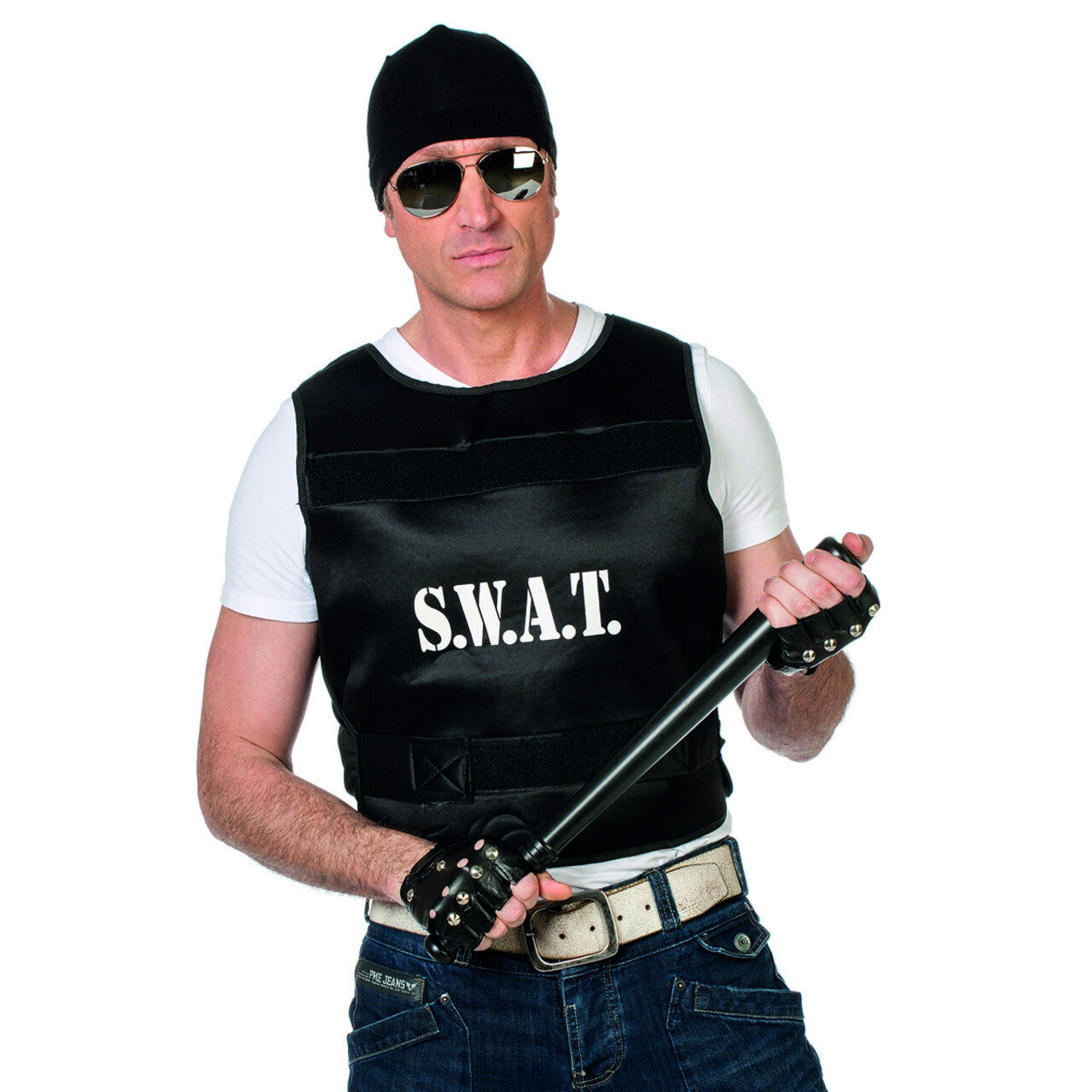 Op deze afbeelding zie je een Kostuums, van het merk Wilbers. Zwart No Sweat Swat Vest