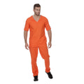 Sträflings-Outfit Orange Herrenkostüm