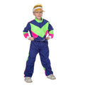 80er Jahre Schrilles Fitness-Outfit Kostüm für Kinder