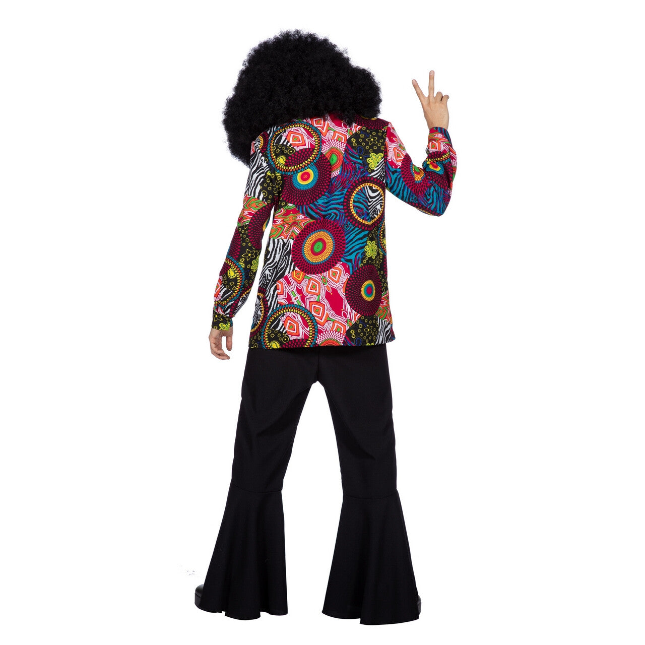 Op deze afbeelding zie je een Kostuums, van het merk Wilbers. Four Tops Disco Hemd Jaren 70 Man
