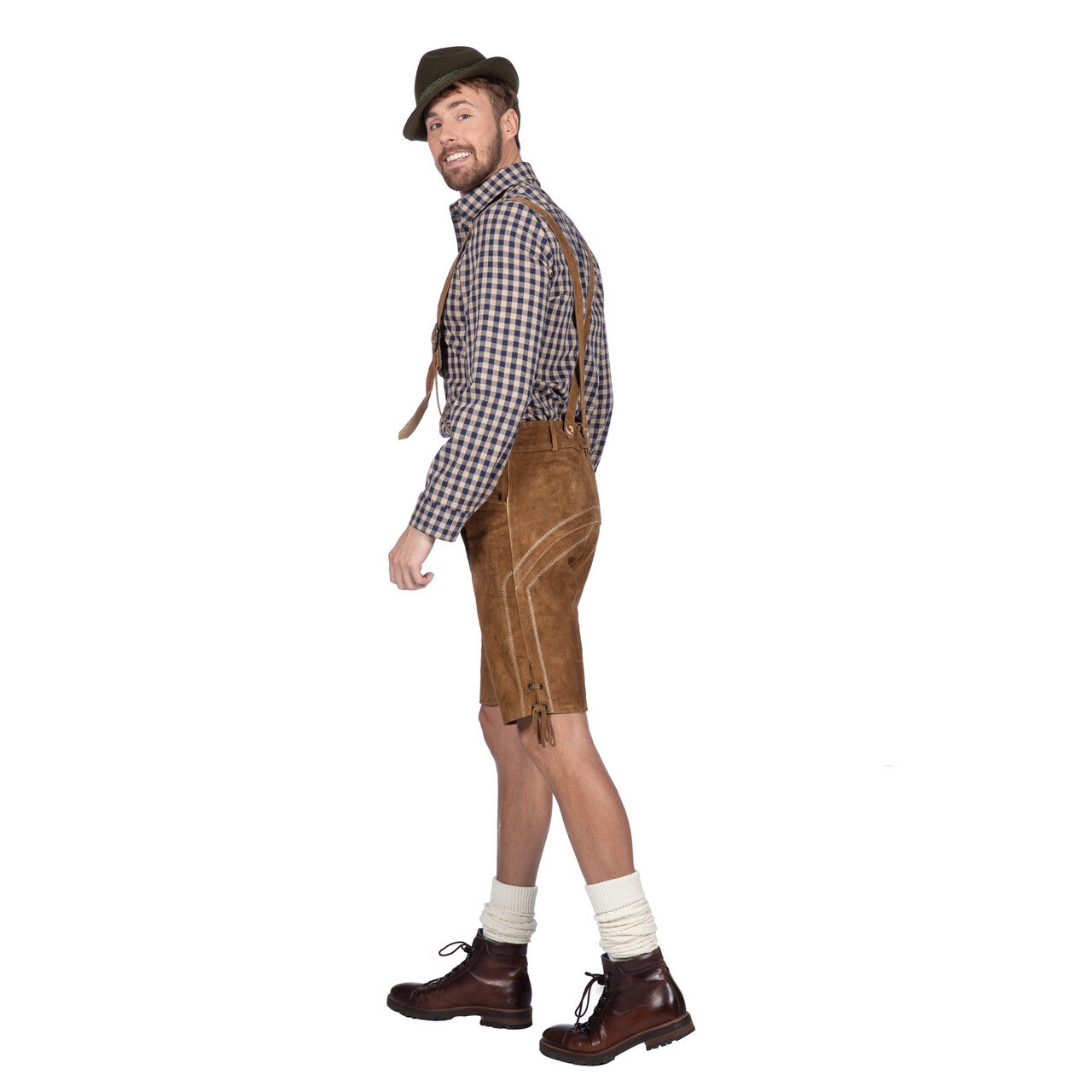 Op deze afbeelding zie je een Kostuums, van het merk Wilbers. Hemd Anton Aus Tirol Bierfeest Zwart Man