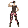 Paramilitärer Camo Carmen Rosa Damenkostüm