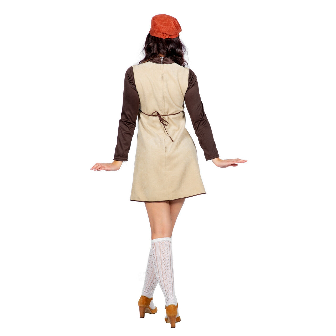 Op deze afbeelding zie je een Kostuums, van het merk Wilbers. Jaren 60 Overgooier Mods Jazz Vrouw Kostuum