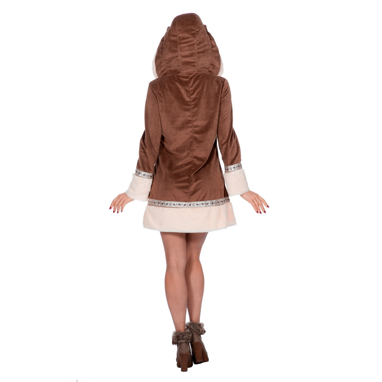 Op deze afbeelding zie je een Kostuums, van het merk Wilbers. Sexy Laat De IJskappen Smelten Eskimo Vrouw Kostuum