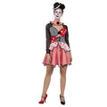 Blood Splash Halloween Crees Clown Damenkostüm