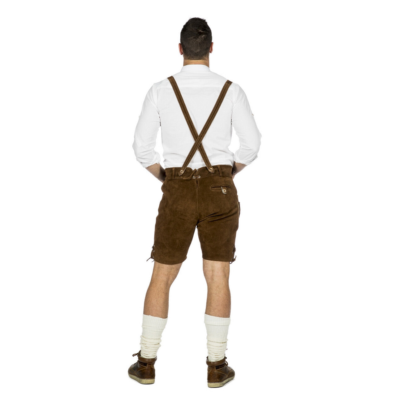 Op deze afbeelding zie je een Kostuums, van het merk Wilbers. Bierfeest Lederhosen Heinz Hijs Man