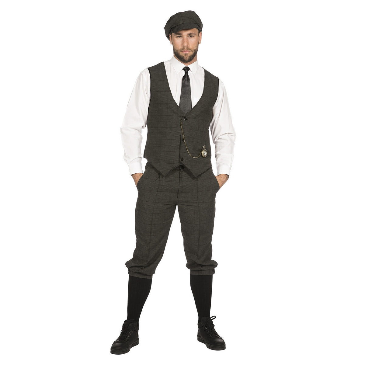 Op deze afbeelding zie je een Kostuums, van het merk Wilbers. Roaring 20S Set Arthur Peaky Man Kostuum