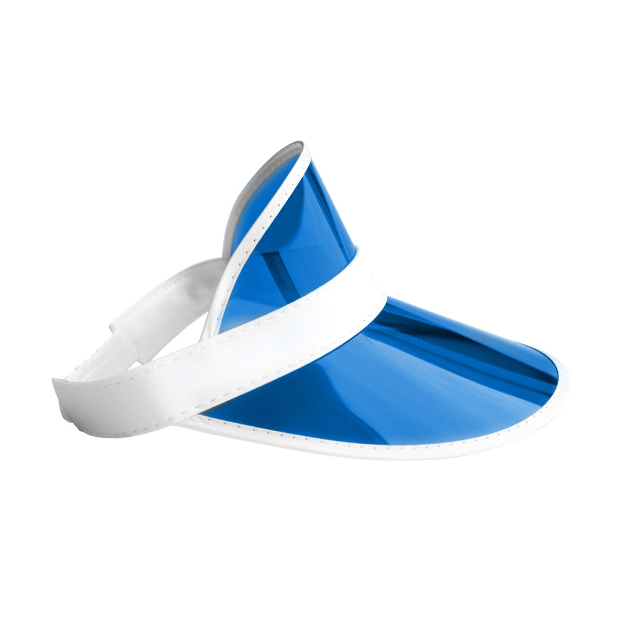 Op deze afbeelding zie je een Accessoires, van het merk Wilbers. Retro Blauw IJs Festival Zonneklep