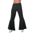 Schwarze Hippie-Hosen Bi-Stretch