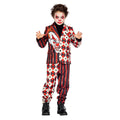 Penny Weiser Horrorclown Kostüm für Jungen