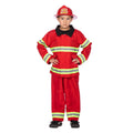 Jugendlicher Feuerwehrmann Kostüm für Kinder