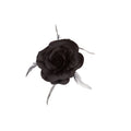 Haarschmuck Schwarze Rose