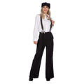 Elegante Nadelstreifenlook Der Goldenen Zwanziger Damen
