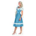 Schickes Knielanges Dirndl In Himmelblau Damenkostüm