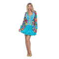 Farbexplosion Puzzle-Jacket Damen