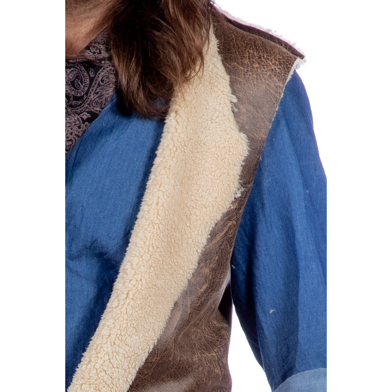 Op deze afbeelding zie je een Kostuums, van het merk Wilbers. Authentieke Western Vest Rex Farmer Man