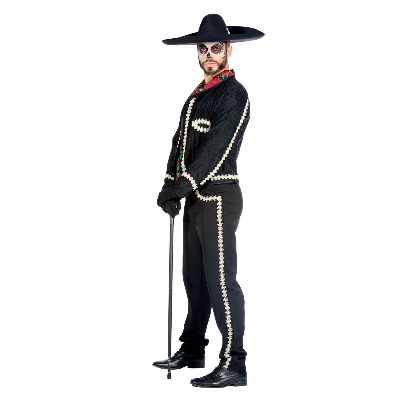 Op deze afbeelding zie je een Kostuums, van het merk Wilbers. Mexicaanse Mariachi Bandlid Carlos Man Kostuum