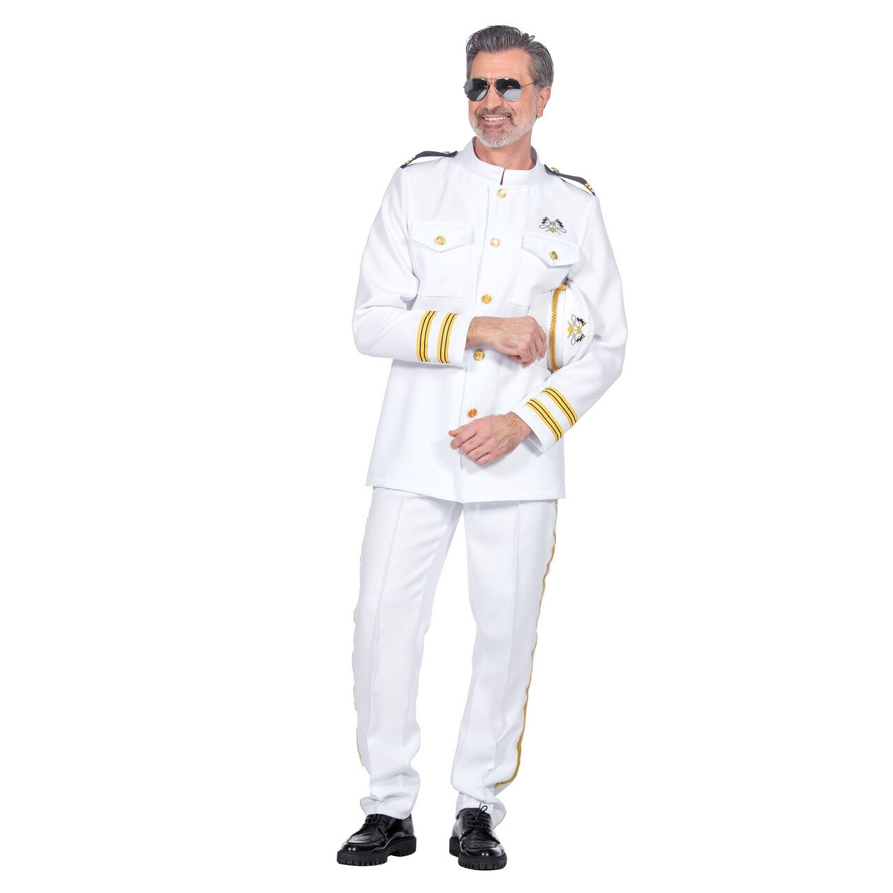 Op deze afbeelding zie je een Kostuums, van het merk Wilbers. Kapitein Cruz Loveship Man Kostuum