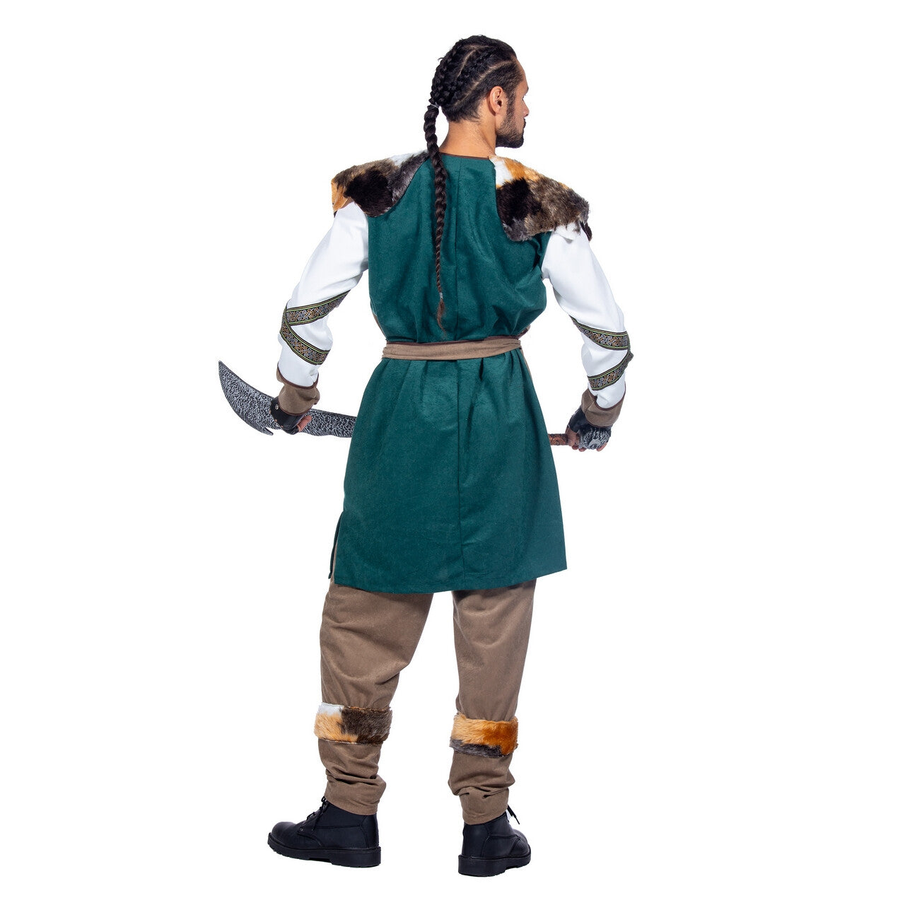 Op deze afbeelding zie je een Kostuums, van het merk Wilbers. Viking Strijder Op Rooftocht Man Kostuum