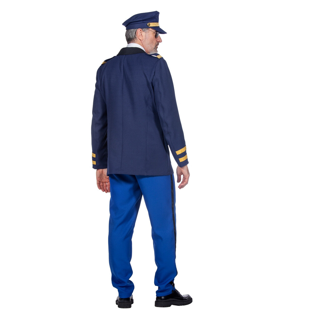Op deze afbeelding zie je een Kostuums, van het merk Wilbers. Hoogste Politie Officier Ben Altijdgoed Man Kostuum
