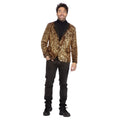 Luxus Glamour Guru Sakko Gold Herren