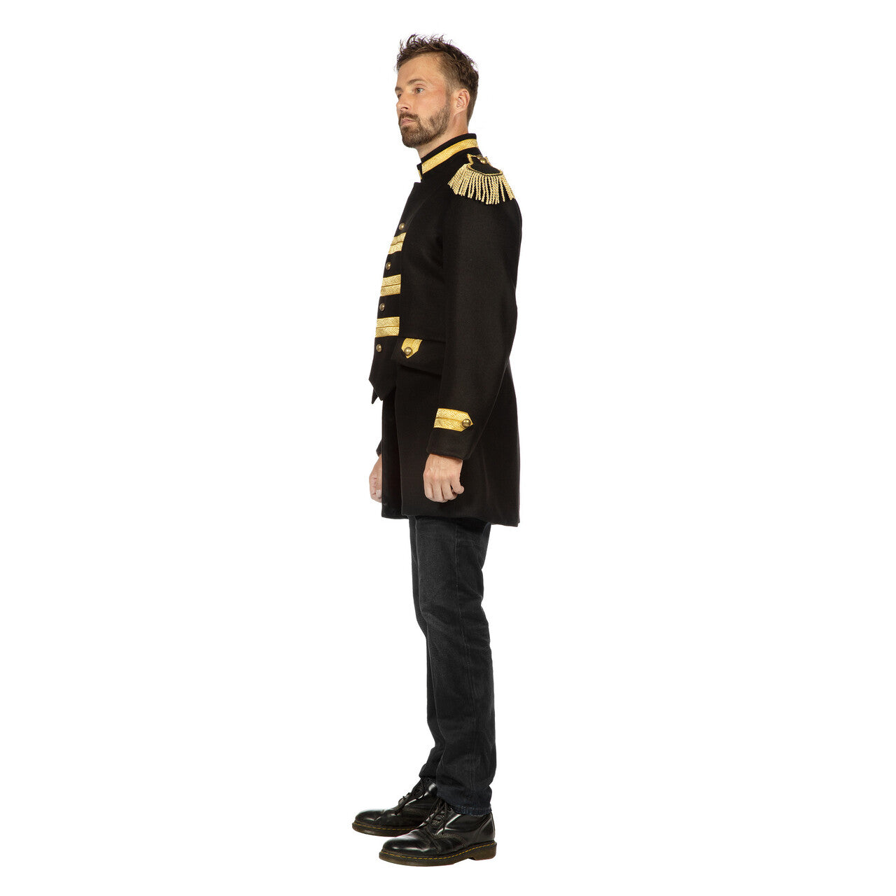 Op deze afbeelding zie je een Kostuums, van het merk Wilbers. Luxe Slipjas Circus Leader Man