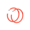 Neon-Disco-Ohrringe Orange