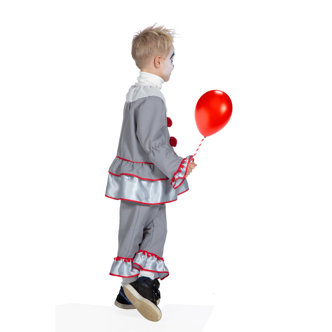 Op deze afbeelding zie je een Kostuums, van het merk Wilbers. Clown Halloween Kostuum