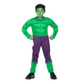 Grüner Kraftprotz Hulk Junior Kostüm für Kinder