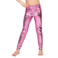 Schimmernde Leggings In Pink Metallic Mädchen