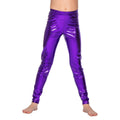 Dance Leggings Tiefviolett Metallic Mädchen