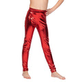 Tanz Leggings Rot Metallic Mädchen