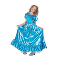 Prinzessin Smaragdblau Kostüm für Mädchen