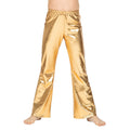 Glänzende Gold-Schlaghose Mädchen