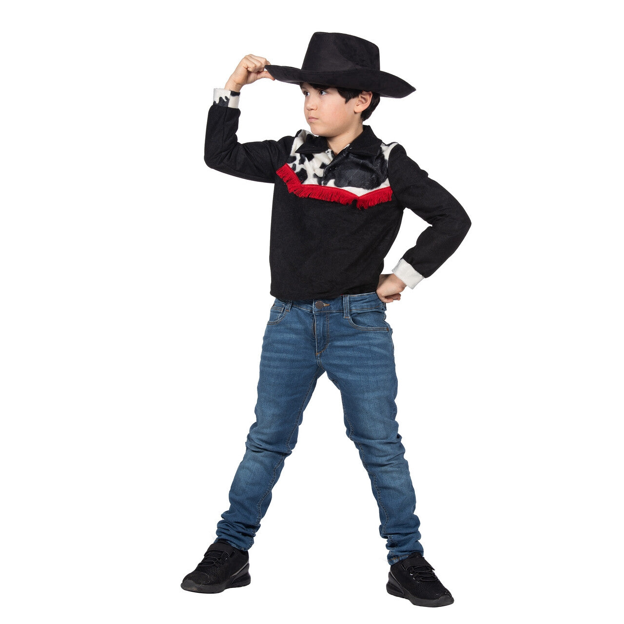 Op deze afbeelding zie je een Kostuums, van het merk Wilbers. Western Cowboy Bobby Shirt Jongen
