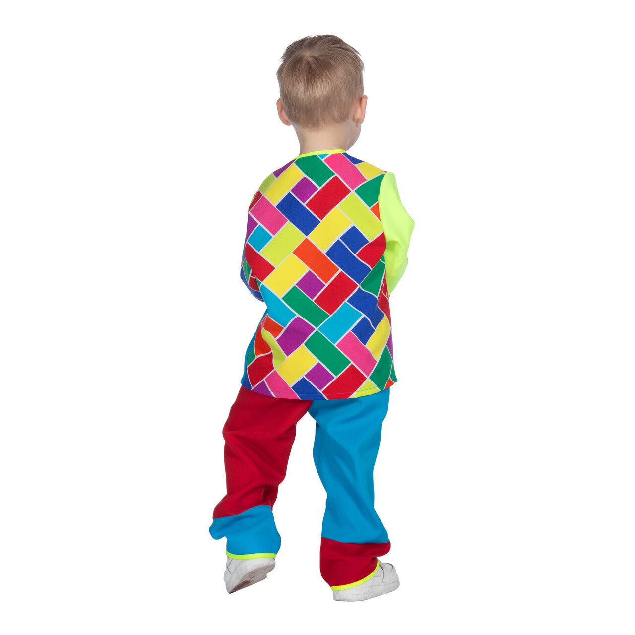 Op deze afbeelding zie je een Kostuums, van het merk Wilbers. Speelse Mini Clown Kind Kostuum