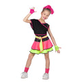 Retro 80er Jahre Dance Girl Kostüm für Mädchen