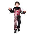 Frecher Grusel-Gary Clown Kostüm für Kinder