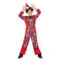 Roter Schmunzel-Clown Kostüm für Kinder