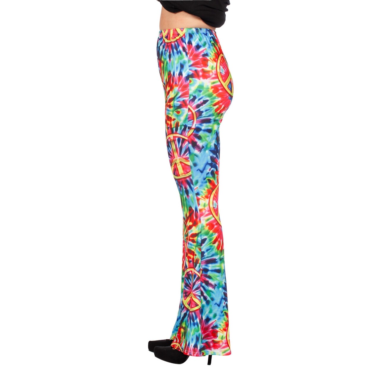 Op deze afbeelding zie je een Kostuums, van het merk Wilbers. Hippie Harmony Peace Broek Vrouw