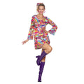 Hippie Happy Flower Kleid Damen