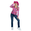 Rosa Festival Hippie Bluse Paige Damen
