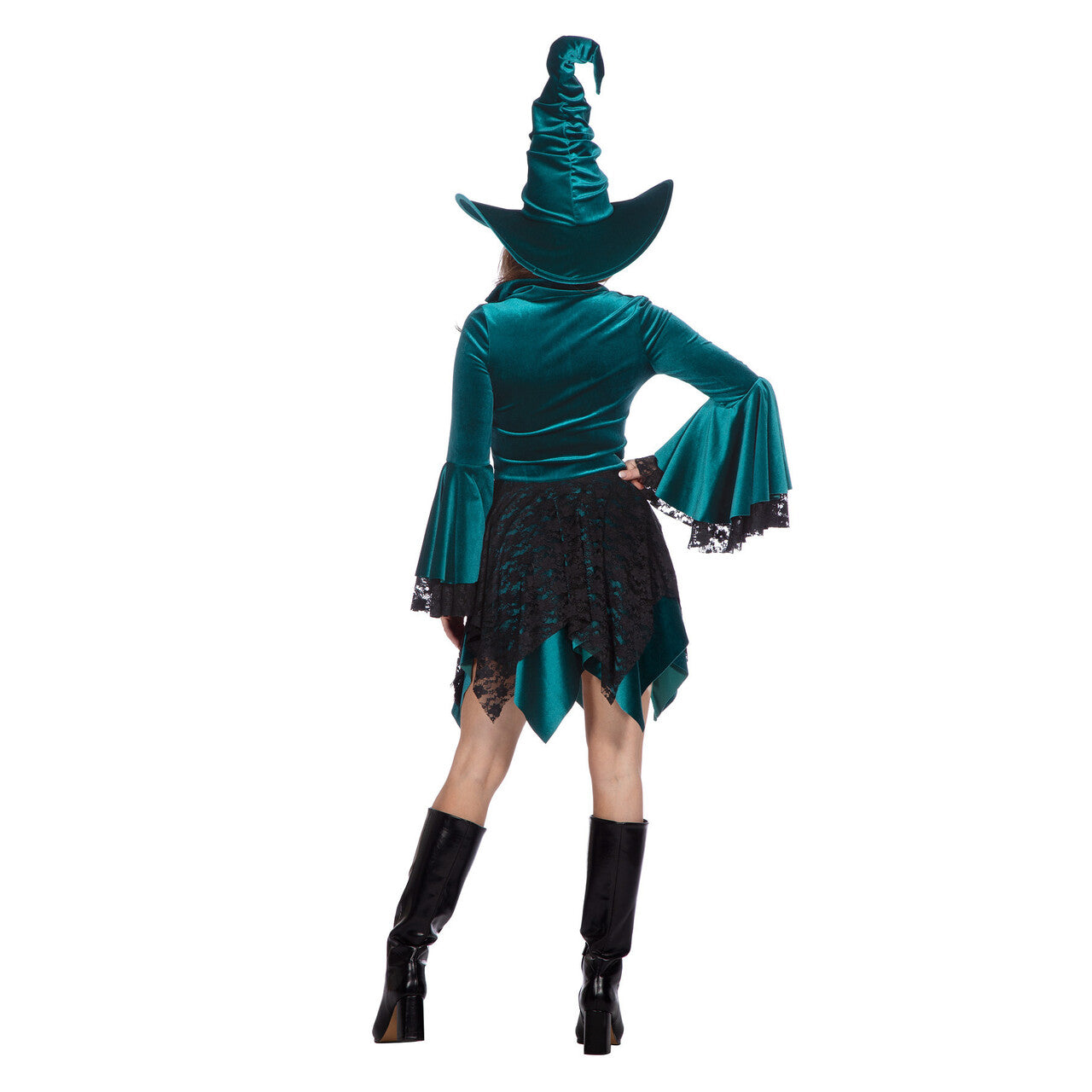 Op deze afbeelding zie je een Kostuums, van het merk Wilbers. Tarantella Turquoise Vrouw Kostuum